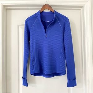 Lululemon Quarter Zip Pullover Long Sleeve Running Shirt Lightweight Jacket Sz 8